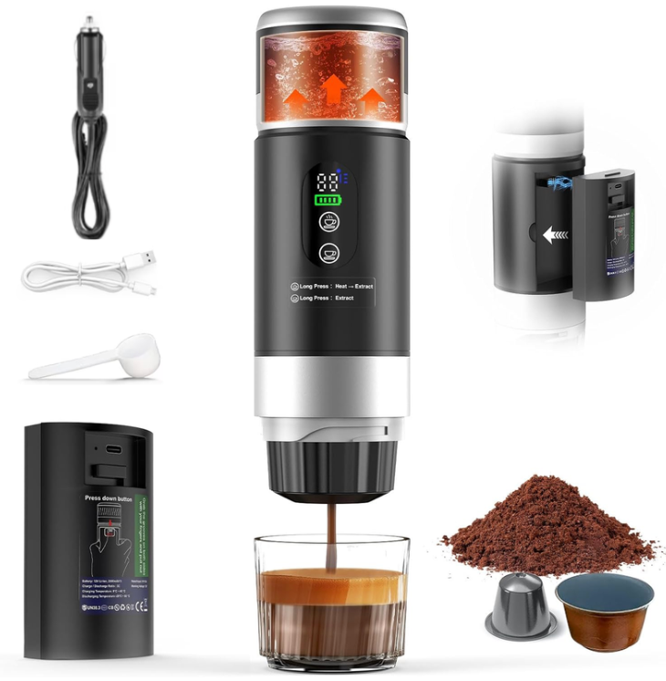 Espressor portabil de cafea
